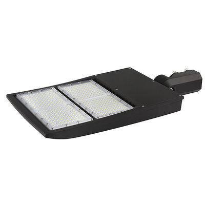 luz de la caja de zapato de 240W 5000K 100V LED con el ajustador del resbalón, luces de poste del estacionamiento de la UL LED