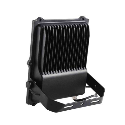 luces de inundación de la prenda impermeable LED del negro de 80W 100V con el soporte de U