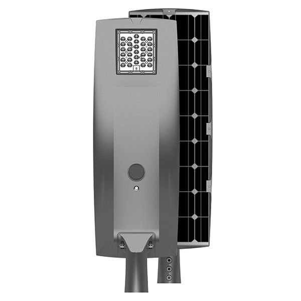 Brown ningunas luces de calle accionadas solares de conexión del LED 70W 5700K con la batería de 12V 20AH